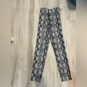 Professional printed pants, never worn, size XS